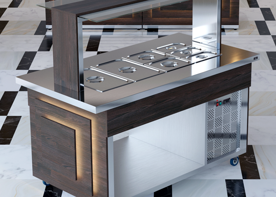 Шведский стол Luxstahl Pafos (Пафос)