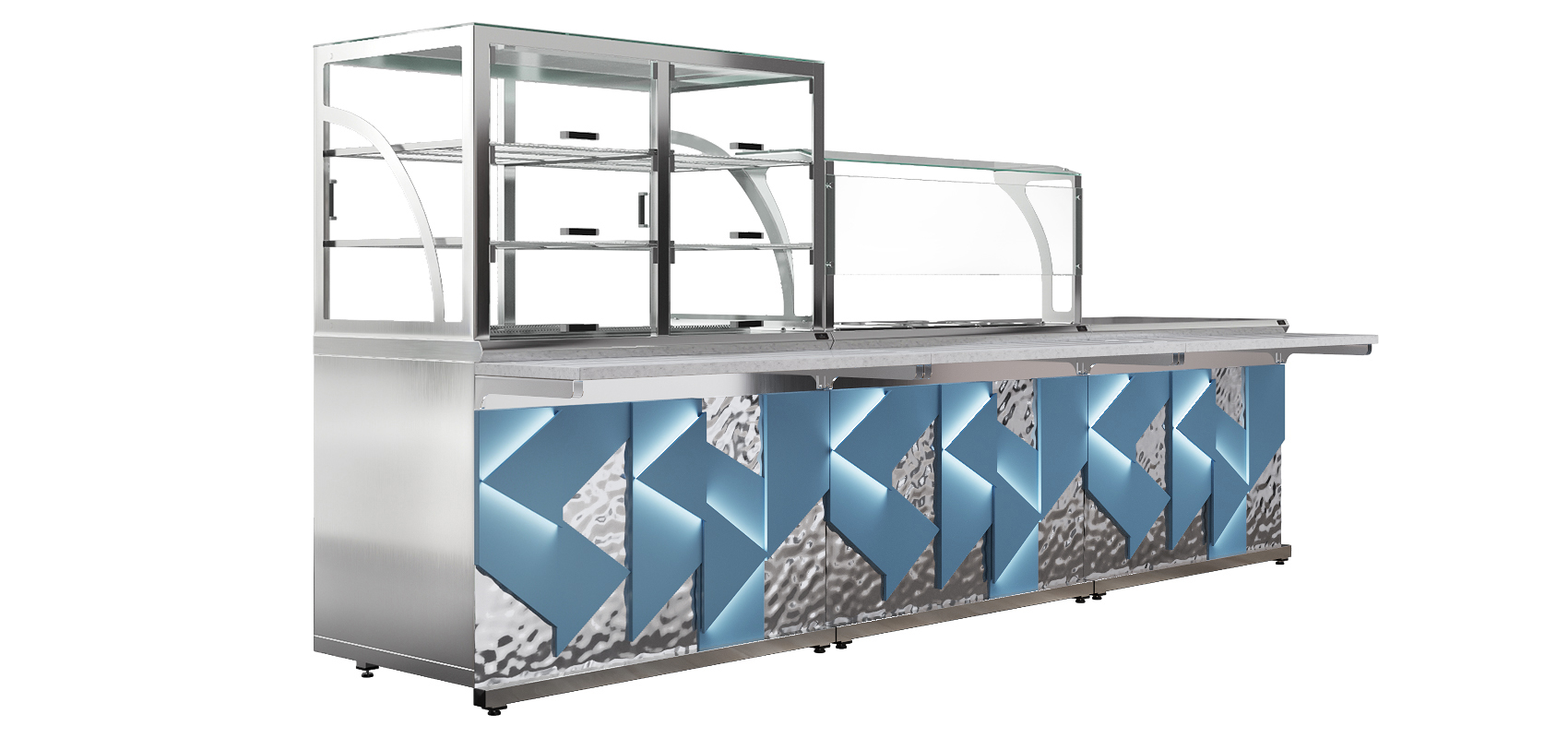 Линия раздачи Luxstahl Premium Iceberg (Айсберг)