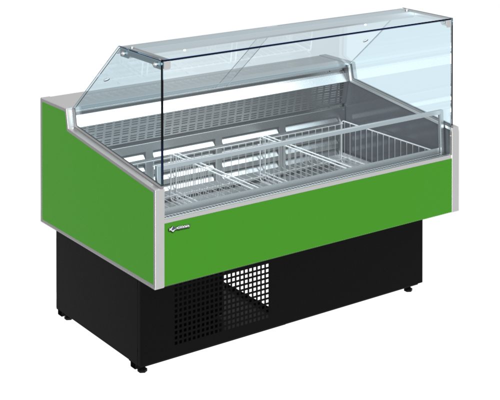 Витрина морозильная CRYSPI ВПН Octava Q М 1500 (RAL 7016) (кп801 ...
