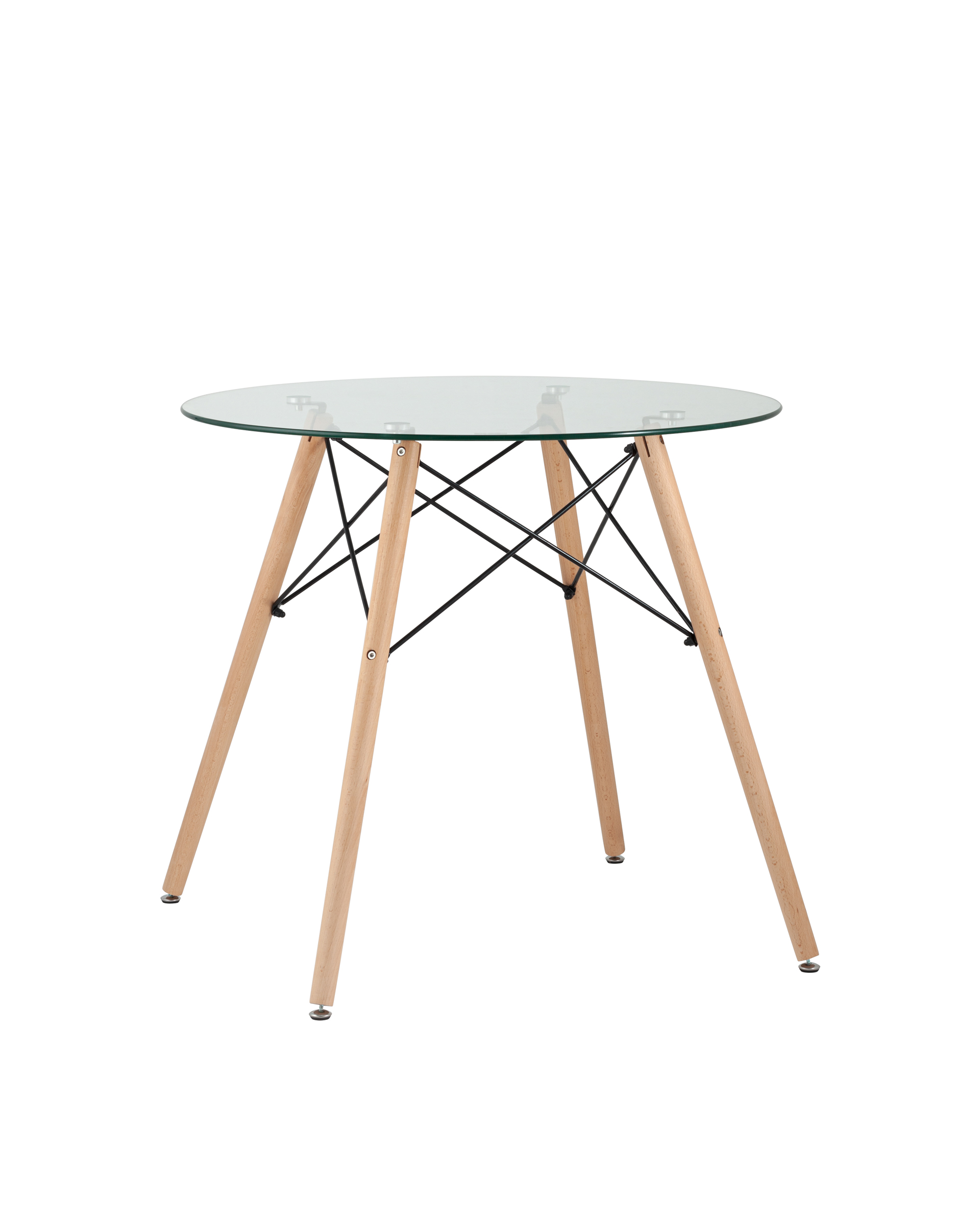 Стол обеденный «Eames D-800 мм Стекло» нераздвижной (сгр018/13): купить ...